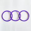 Anel de Vedação de Silicone Hs Hengshun Fabricante Personalizado Resistente a Altas Temperaturas Roxo Anel de Vedação O-Ring de Silicone O-Ring de Borracha