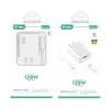 Cargador Rápido Flash de 120W apto para Certificación 3C Aplicable a Cargador Súper Rápido Teléfono Huawei Apple Android