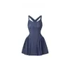 Falda Tenis de Mezclilla Personalizada Nueva para Primavera y Verano para Mujer con Copas, Vestido Deportivo con Pantalones Falda Anti-Exposición para Exteriores