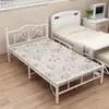 Camas Dobráveis de Solteiro e Casal para Apartamentos Pequenos, Camas de Descanso para Casa, Camas de Sesta de Ferro Reforçado Portátil para Escritório, Fabricante