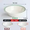 Conjunto de 10 Pratos de Melamina Vintage, Pratos Imitação Esmalte para Hot Pot de Rua Retro de Chongqing, Pratos Plásticos Especiais Comerciais