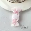 Encaje Estilo Hada Relleno de Algodón Dulce Tela Accesorios de Lazo DIY Bolsa Zapato Flor Sombrero Accesorios Ropa
