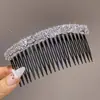 Pente de Inserção Reversa Estilo Coreano para Crianças Leve Luxo Strass Estrela de Cinco Pontas Presilha para Cabelo Franja Cabelo Solto Ferramenta para Arrumar Grampo de Cabelo Acessórios de Adorno de Cabeça Feminino