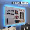 Sala de E-sports painel perfurado prateleira de parede preta mesa de computador painel de parede armazenamento decoração de arte em ferro display Maibao
