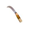 Cuchillo de acero inoxidable para pelar piña y fruta, cuchillo con mango de madera, machete pequeño para pelar plátanos, cuchillo para frutas y verduras, machete de madera.