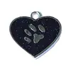 Aleación de Zinc Suministros para Mascotas Colgante de Huella Anti-Pérdida Grabado ID Placa de Identificación para Perro Etiqueta para Gato Etiqueta de Identificación Colgante Estilo Ins