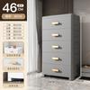Armario de almacenamiento con cajón grueso de 46 cm de ancho, para sala de estar, dormitorio, mesita de noche de estilo europeo, multicapa