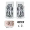 Calcetines Cortos de Yoga Abiertos Personalizados, Calcetines Cortos de Verano Absorbentes de Sudor y Transpirables, Calcetines de Yoga Profesionales de Cinco Dedos para Mujer, Calcetines de Pilates