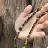 Pulseira de Contas Duplo Círculo Estilo Chinês, Novo Design de Nicho de Luxo, Joia Fresca e Elegante, Presente de Dia das Mães para Mulheres