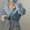 Suéter cárdigan con capucha y doble cremallera chic