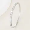 Pulsera Minimalista de Zirconia Sintética Microincrustada de Alta Gama, Superventas Transfronteriza, Exclusivamente para Ventas de Joyería por Transmisión en Vivo