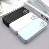 Estojo conveniente de alta qualidade para óculos femininos, resistente à pressão, estilo ins, design minimalista japonês, para guardar óculos de miopia e óculos de sol