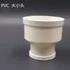Codos de PVC 90 tapa transpirable elevador puerto de inspección tres vías aguas abajo cuatro vías tres vías oblicuas accesorios para tubería de suministro de agua de PVC