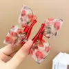 Presilhas de Cabelo Fofas com Laço para Crianças, Meninas, Menininhas, Acessórios de Cabelo para Bebês, Grampos, Presilhas, Estilo Coreano