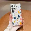 Estilo Artístico Japonés y Coreano Más Vendido Funda para Teléfono Hojas de Otoño Samsung S24Plus Transparente Magnética S25 Acrílico Duro