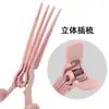 Nueva Herramienta Mágica Voluminizadora de Corona Alta Sin Costuras Multicolor de 11 cm Clip de Pato para Peinar la Raíz del Cabello de Nylon