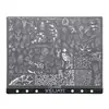 A-021 Peixe do Oceano Cauda de Peixe Placa de Aço Nail Art Placa de Transferência Especial Multi-Padrão Mais Vendida Ferramenta de Nail Art de Impressão em Placa de Aço