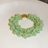 Accesorio de Vacaciones: Pulsera Multicolor de Cuentas de Cristal y Perlas de Arroz de Múltiples Capas, Joyería de Mano Bohemia Lujosa y de Alta Gama