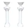Suministros para bodas Columna romana guía de carretera estilo plástico cesta de flores de apertura columna romana al por mayor