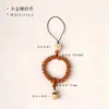 Colgante para teléfono de Bodhi de Diamante, estilo artístico, cortado en cuentas en forma de píldora, para girar en la mano y exhibir, unisex