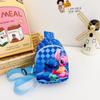 Bolsa para niños y niñas estilo occidental moda bolsa de pecho 2024 más vendida coreana casual hombro mensajero venta al por mayor de fábrica