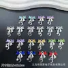 Mocha Colorido com Pingente de Laço de Fita de Estrela e Lua Pingente Acessórios para Pulseira de Miçangas Brincos Colar DIY