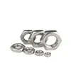 Tornillo Fino Galvanizado de Acero al Carbono Tapa Hexagonal Exterior Diente Fino Tuerca Fina Tuerca Plana Tuerca Fina M8/M9/M10/M12