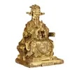 Latão Puro Dragão Rei Guangji Wuye Quatro Mares Estátua Ornamentos Figuras Decorativas de Metal Artesanato Hall Budista Suprimentos de Adoração