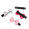 Comercio exterior más vendido para niños pasador pequeño lazo lunares pinza pico de pato bebé clip lateral para niñas accesorios para el cabello al por mayor