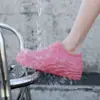 Zapatos de Lluvia Estilo Coreano para Mujer Primavera y Verano Ropa Exterior Caña Corta Aumento Interno de Altura Planos Antideslizantes Botas de Agua Zapatos de Goma para Estudiante Moda Zapatos Cortos de Agua