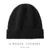 100% Cachemira Pura Sombrero de Cachemira para Mujer Estilo Otoño Nuevo Sombrero de Cachemira Cálido Estilo Casual para Exteriores Gorro de Punto Versátil