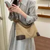 Bolsa tote grande de camurça estilo floresta para mulheres, nova tendência 2026, bolsa de ombro versátil de alta qualidade, bolsa transversal fashion