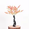 Planta Verde Artificial Nandina Bambú Ramo Nuevo Estilo Chino Decoración Interior Hogar Arreglo Floral Adorno Floral Planta Biónica Paisajismo