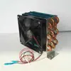 Radiador de refrigerador con ventilador tipo aleta de aluminio y tubo de cobre micro mini condensador pequeño evaporador de refrigeración enfriado por aire