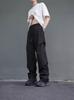 Calça Pleated Paratrooper Estilo Americano Secagem Rápida Masculina Verão 2025 Nova Montanhismo Ferramentas Outdoor High Street Casual Calça de Seda de Gelo