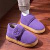 Chinelos de Inverno com Solas Grossas 2025 Novo Modelo para Homens e Mulheres, Sapatos de Algodão Espessos Quentes Antiderrapantes para Casa Indoor para Idosos, Adequados para Uso Externo