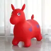 Brinquedo de cavalo de pular inflável para crianças, ampliado e espessado, com música, cavalo de montar para bebê, veado de pular, cavalo pequeno brinquedo de montar