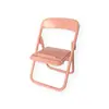 Suporte de Celular para Cadeira Criativo Dobrável Portátil Suporte Preguiçoso de Mesa Macaron Fofo Suporte de Celular Cadeira