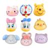Accesorios de resina con forma de gato, pato Donald, pollito, oso y conejo, funda para teléfono móvil, horquilla para el pelo, lote de material hecho a mano