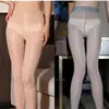Meias Sexy de Óleo de Cavalo Ultra Finas Sedosas Alta Densidade Brilho de Óleo Meias de Seda Tamanho Grande Artefato para Pernas Leves Meias-calças Transparentes Divertidas