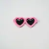 Óculos de Amor em Resina Acessórios para Brinquedo de Pelúcia DIY Chaveiro de Boneca Capa de Celular Vasos Materiais Criativos