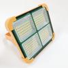 Luz de inundación portátil solar para exteriores camping camping recargable luz de emergencia luz de puesto de mercado nocturno luz de puesto pequeña luz amarilla