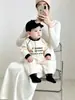 Roupas para Bebê Recém-Nascido Estilo Outono Macacão para Bebê Menino Lindo Estiloso Mês Completo 100 Dias Manga Longa Camada Única Body Outono