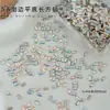 5A Brillantes Tira Larga Circonita Arte de Uñas Pedrería Mini Base Plana Corte Otoño e Invierno Color Champaña Decoraciones para Uñas