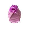 Pañuelo para la Cabeza de Flores Nuevo Europeo y Americano Transfronterizo Moda Tocado Decorativo Sombrero de Color Sólido Elástico Sombrero Baotou de Mujer Combinable con Todo