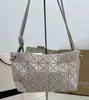 Bolso con Patrón de Diamantes, Bolso de Almohada para Debajo del Brazo, Bolso Tofu, Bolso Cubo Cruzado de un Solo Hombro, Bolso Japonés para Mujer, Bolso Cuadrado Pequeño, Versátil