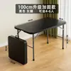 Mesa plegable para exteriores, puesto portátil, mesa de puesto, mesa rectangular simple para el hogar, estudio, mesa y silla, mesa de comedor, mesa larga