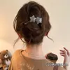 Poucos fios de cabelo estrela torção grampo de cabelo feminino 2026 novo estilo alta qualidade clipe reto parte de trás da cabeça coque pinça tubarão acessório de cabelo