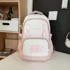 Mochila Escolar Ins Gran Capacidad Bolsa Casual 2026 Nuevo Estudiante de Secundaria Estudiante de Preparatoria Mochila con Costuras de Color Contrastante Bolsa para Mujer