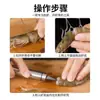 Faca de linha de camarão para barriga de camarão utensílio de cozinha profissional descascar camarão faca de remover linha de camarão pegar linha de camarão artefato abrir camarão faca